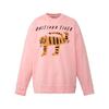 ONITSUKA TIGER Washed Sweat Top With Unique Fashion Print Pullover Sweatshirt Unisex Tops Pink 2183B586-700