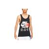 Vintage Print Basketball Tank Top Men Tops Black DA0936-010