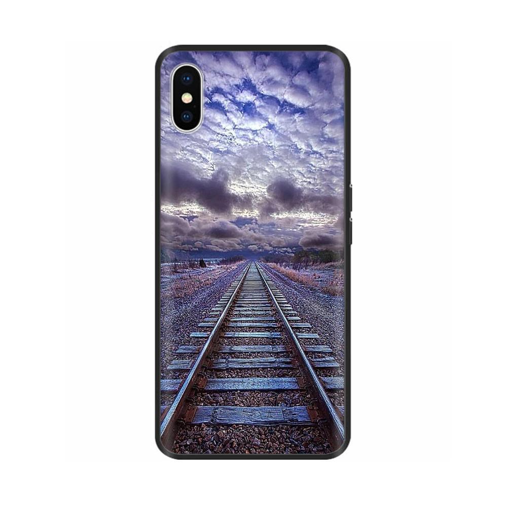 Для iPhone X XS Цветы Мягкие ТПУ Силиконовые Чехлы для Телефона Ударопрочная Крышка Для iPhone X Xs Max XR Мягкий Жидкий Корпус Fundas Capa