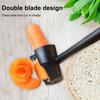 Yousheng Carrot Curler And Peeler Vegetable Cutter Spiral Slicer for Root Vegetables Fruits Sharpener Garnishing Tool