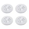 4 Pieces Adhesive Cable Hole Protectors PVC Desk Wire Concealers Cable Management for Cabinet Tabletops Cord Cover