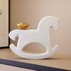 Modern Minimalist Ceramic Horse Figurine Decor Living Room Entryway Office Desk Home Decoration