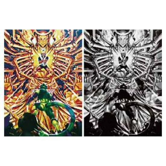 3D-лентикулярная аниме-картина: Академия Героев Наруто и Ван Пис