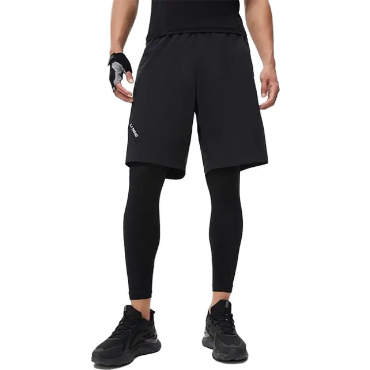 Спортивные брюки Li Ning Серия Фитнес Мужские Черные AULT017-1