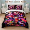 Bedding Set 1 Duvet Cover 2 Pillowcases The Amazing Digital Circus Print Soft Bed Linen Bedroom Decor