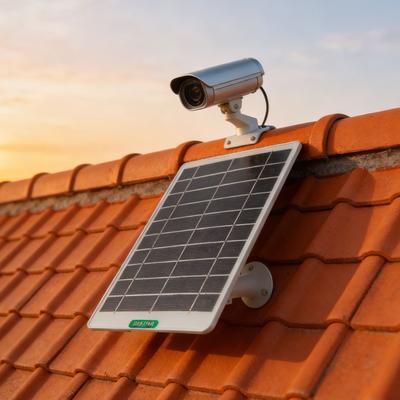 5 Вт 5 В Монокристаллическая Солнечная Power Bank с Выходом Type C Монокристаллическая Солнечная Панель для Дверных Камер Arlo/Ring/Eufy/Blink