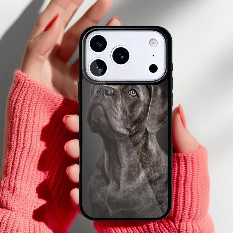 Итальянские собаки Кане-корсо мастиф Чехол для телефона для iPhone 17 16 15 14 13 Pro Max Задняя крышка для 12 11 Pro Coque