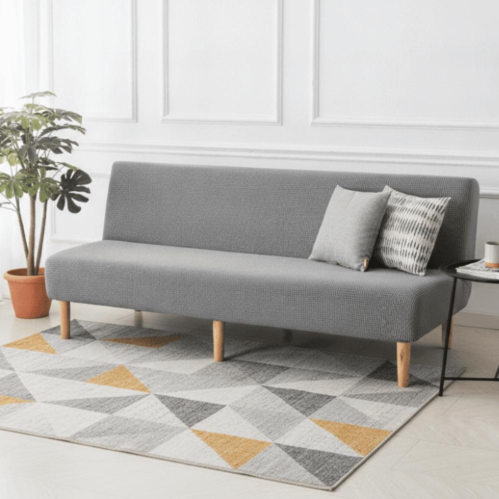 Elastic Futon Sofa Cover Dust-proof Bench Cover Universal Armless Sofa Slipcover Living Room