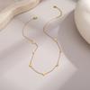 GEMCHIC Women's Stainless Steel Star Moon Heart Multi-Layer Necklace Sweet Cool Fashion Designer Jewelry