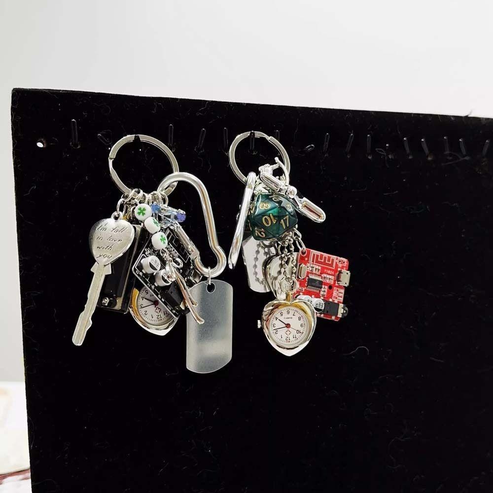 Карманные часы-подвеска в стиле ретро, часы с механическими элементами, подвеска-шарм для подвешивания, рюкзак