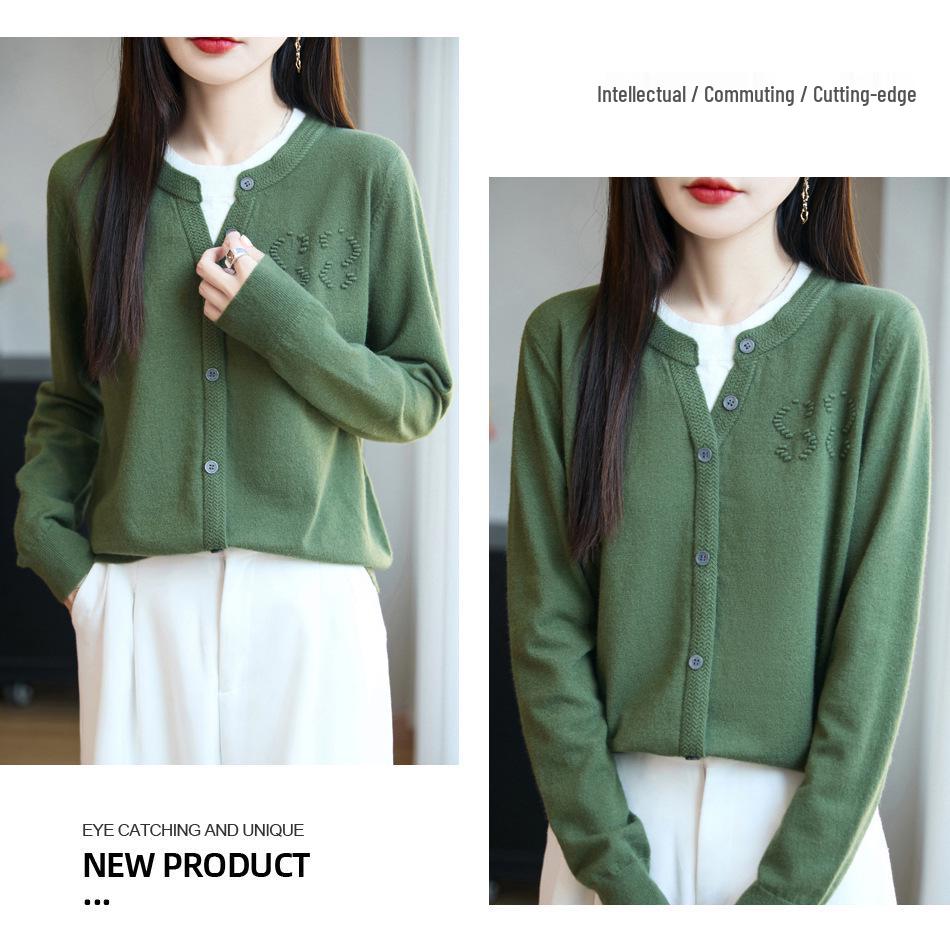 25 осенне-зимних женских трикотажных изделий: Кардиган из двух частей с бархатистой текстурой Энди, в корейском стиле