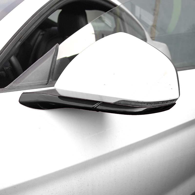 ABS Reversing Mirror Base Decoration Cover Sticker Trim For Ford Mustang 2015 Up Car Exterior Accessories