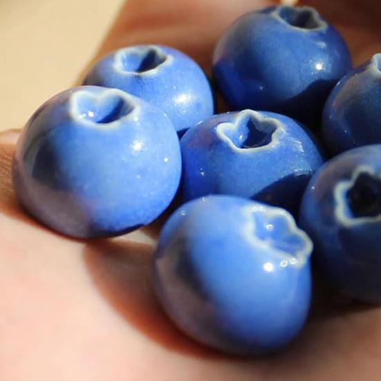 6 шт. 3D Магнит на холодильник Черника Сделай сам Дом Офис Кухня Шкафчик Холодильник Смола Мини Ягода Фрукт Магнитное Украшение Орнамент