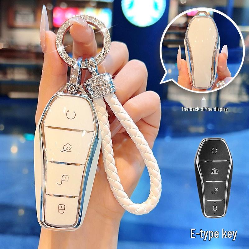 Чехол для ключа BYD Dolphin и модели Han, Qin Plus DMI, Song L, Kou Pro, Yuan, Tang, Seagull EV, Destroyer 05, Seal 06