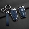 OFWP3 Leather Car Key Cover Case Shell for Toyota Hilux Revo Auris Corolla Reiz Avensis Verso Yaris Aygo Rav4 Scion TC IM 2017 2016