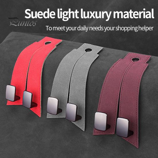 Крючок для автомобильного сиденья, двойной подголовник, вешалка для кошелька, прочная, несущая, универсальная, простая в установке, крючок для сумки, держатель для телефона