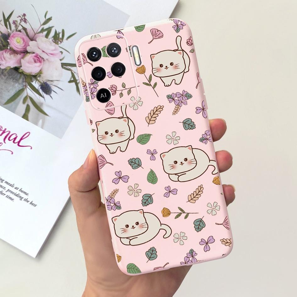 Чехол для OPPO Reno 5 5G Reno5 Pro CPH2201 Милый Расписной Мягкий Силиконовый Чехлы для Телефона Для OPPO Reno 5 Pro Reno5 Lite 5Z Fundas