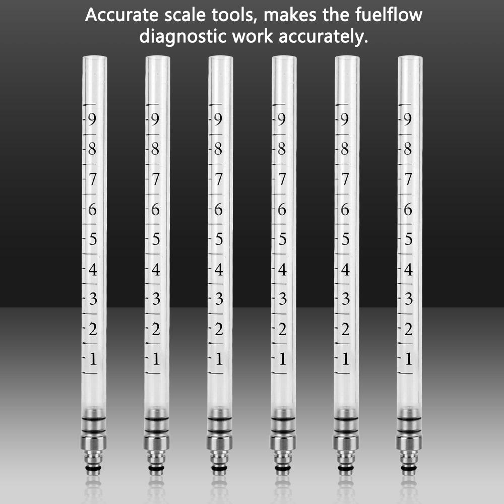 Портативный набор для быстрой сцепки для тестирования автомобиля Инструменты для автодиагностики Набор для проверки давления моторного масла Инструменты для обнаружения манометра топливной форсунки Автоаксессуары