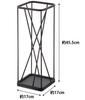 Yamazaki Jitsugyo Umbrella Stand Nine Square Black 2808
