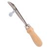 Leather Edger Creaser Wooden Handle Durable Metal Widely Used Portable Outside Leather Creaser for