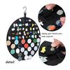 Yousheng Wall Hanging Brooch Organizer with Hook Heavy Duty Felt Large Capacity Round Lapel Enamel Pin Collection Display Holder Storage Case