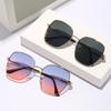 Fashion Sunglasses Female Sunglasses Gradient Full Frame Metal UV Sunglasses