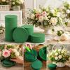 Flower Foam Bases, 20 Pcs Green Round Floral Arrangement Blocks for Bouquets, Centerpieces, Wedding Decor and DIY Crafts
