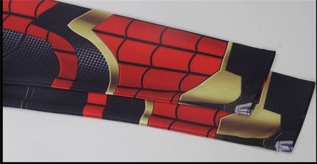 Marvel Mens Superhero Compression T Shirt Sports Fitness Gym Tops Spiderman Tee