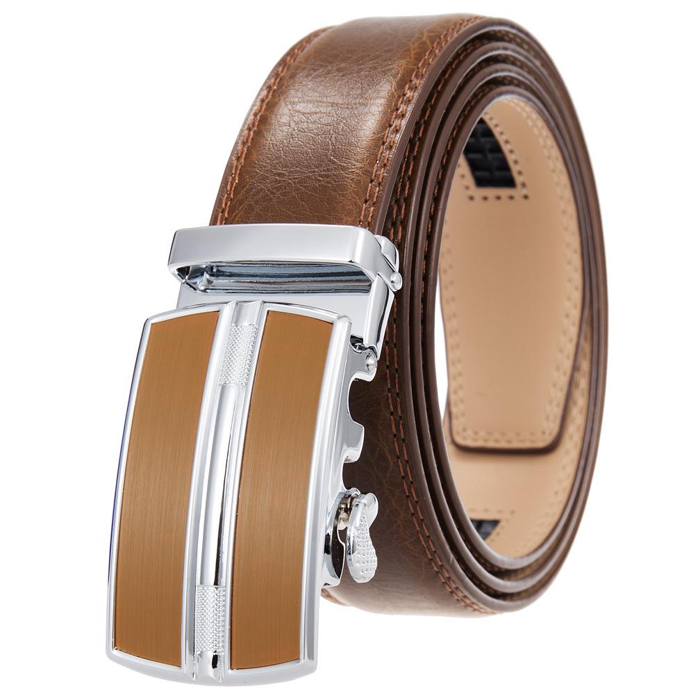 5шт. Ремень с автоматической пряжкой, воловья кожа, ремень, мужской Ly36-0257-1