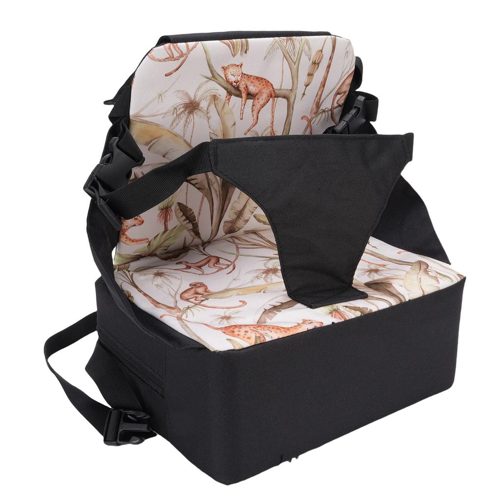 Детское дорожное кресло-бустер Нескользящее Кресло-бустер с ремнями для малышей для обеденного стола Водонепроницаемое Мягкое