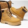 Зимние мужские ботинки Модные повседневные ботинки с высоким верхом Уличные водонепроницаемые кожаные ботинки Плюшевая теплая хлопковая обувь Зимние снежные ботинки для мужчин