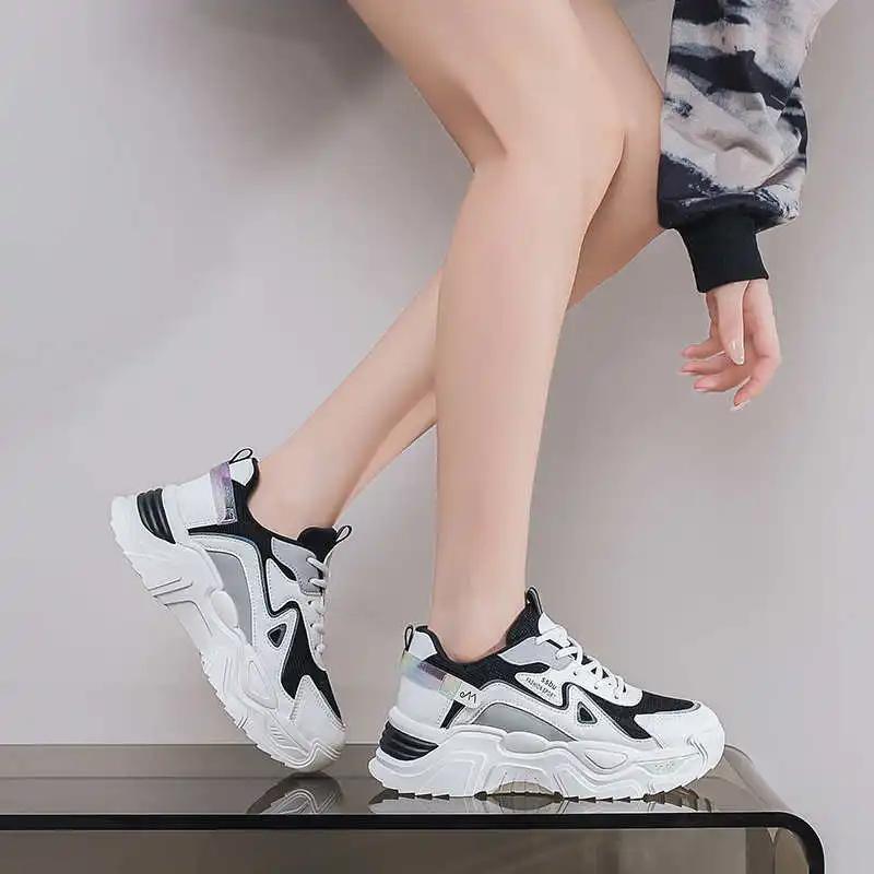 Fashion Chunky Anti Slip Shoes Luxe Running Sneakers Women's Loafer Woman Luxury Sport Trending Products New In Vintage Skor