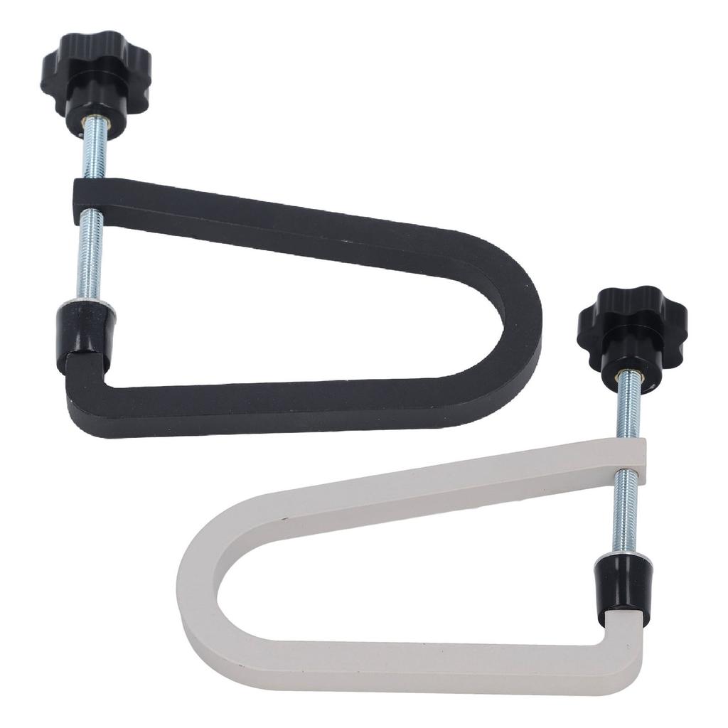 Acoustic Guitar Bridge Clamp Cast Steel Deep Throat U Clamp Folk Guitar Repair Tool