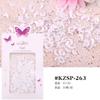 Bagged Three-Dimensional Butterfly Love Nail Art Jewelry Abs Resin Nail Art Pearl Nail Art Decoration Change