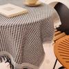 French Ins Style Japanese Pastoral White Tablecloth Coffee Table Cloth Bedside Table Retro Tassel Round Table Tablecloth