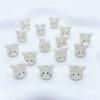 10Pcs Ceramic Cute Rabbit Ceramic Beads Rabbit Rabbit Shape Porcelain Bead  Necklace Accessories