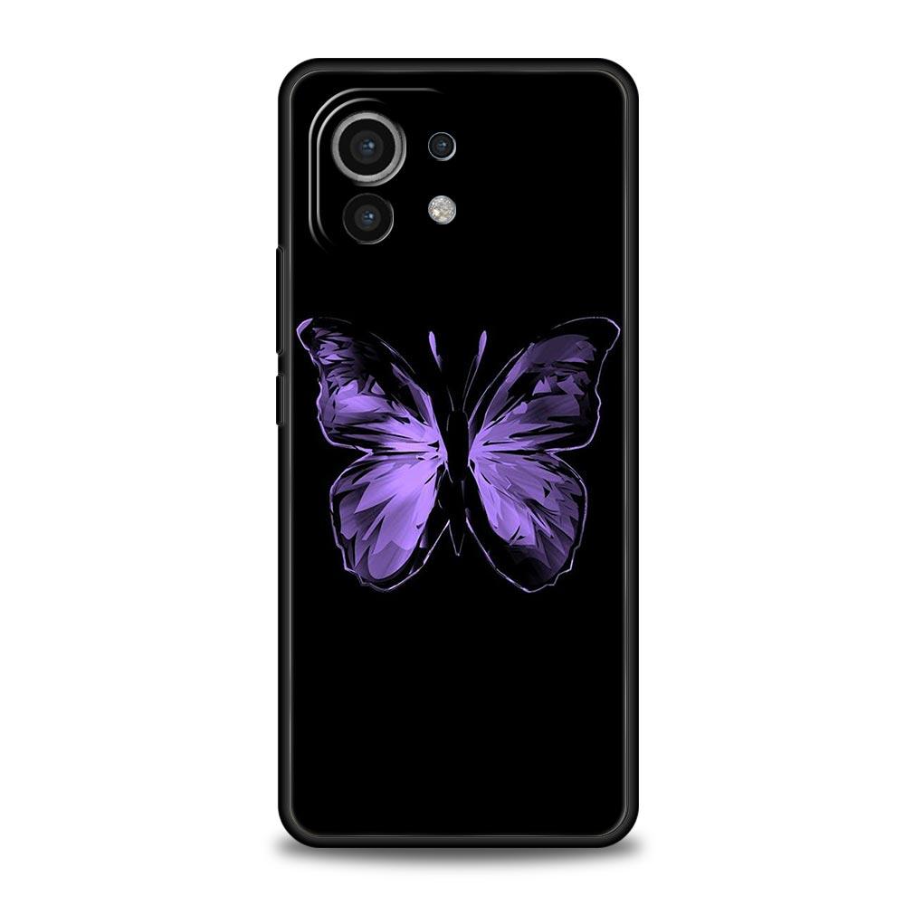 Чехол для телефона Xiaomi Poco X4 X3 NFC F3 F4 M3 M4 Mi Note 12T 10 11 Ultra 11T 13 Pro 10T 12 Lite 9T 5G Мягкий чехол-бабочка