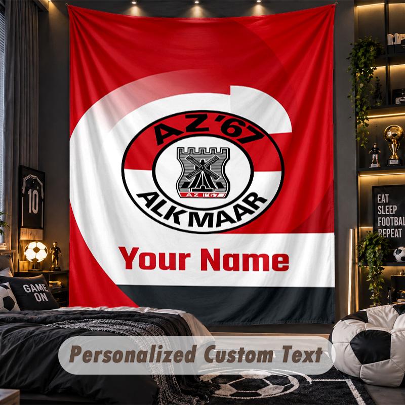TapestryAZ Alkmaar Custom Name Text Personalized Wall Hanging Tapestry Home Wall Decor
