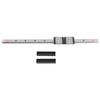 1pc 400mm 15.7in Steel High Precision Miniature Linear Sliding Rail Guide with 2 Block