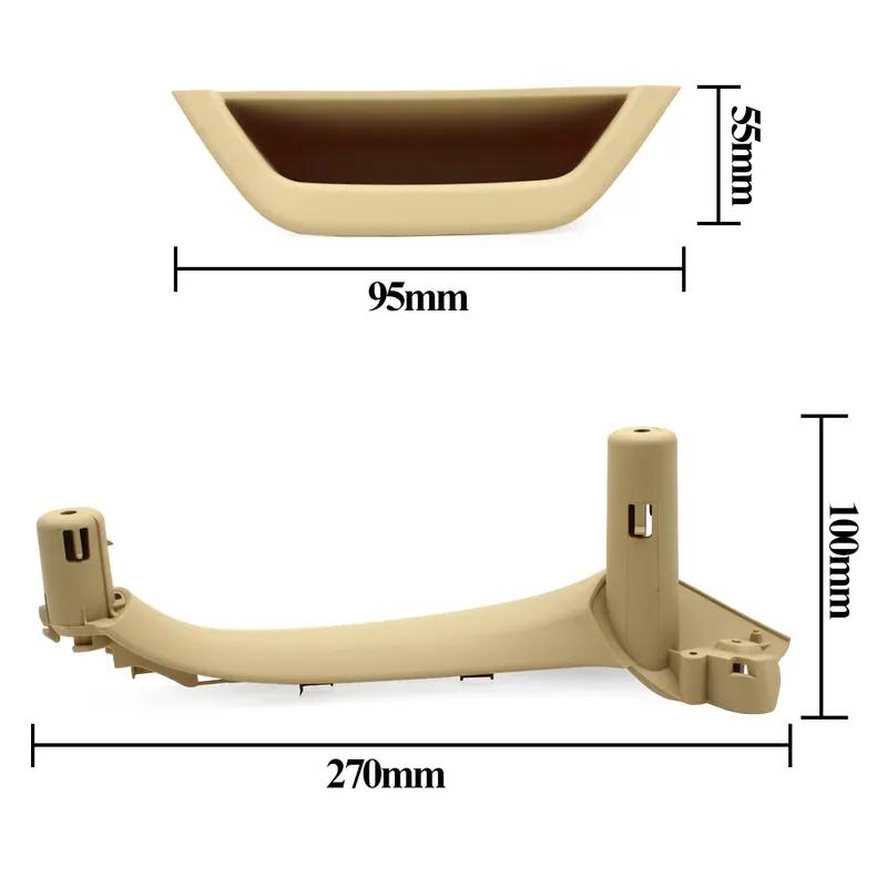 For BMW X3 X4 F25 F26 2010 2011 2012 2013 2014 2015 2016 LHD Left Right Interior Handle Inner Door Panel Armrest Pull Trim Cover