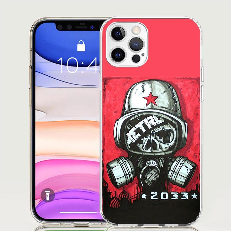 Чехол для телефона Metro 2033 для Apple iPhone 17 Air 16 15 Plus 14 + 13 Mini 12 11 Pro Max 7 8 SE 16Max Мягкий чехол Coque 17 Air 1