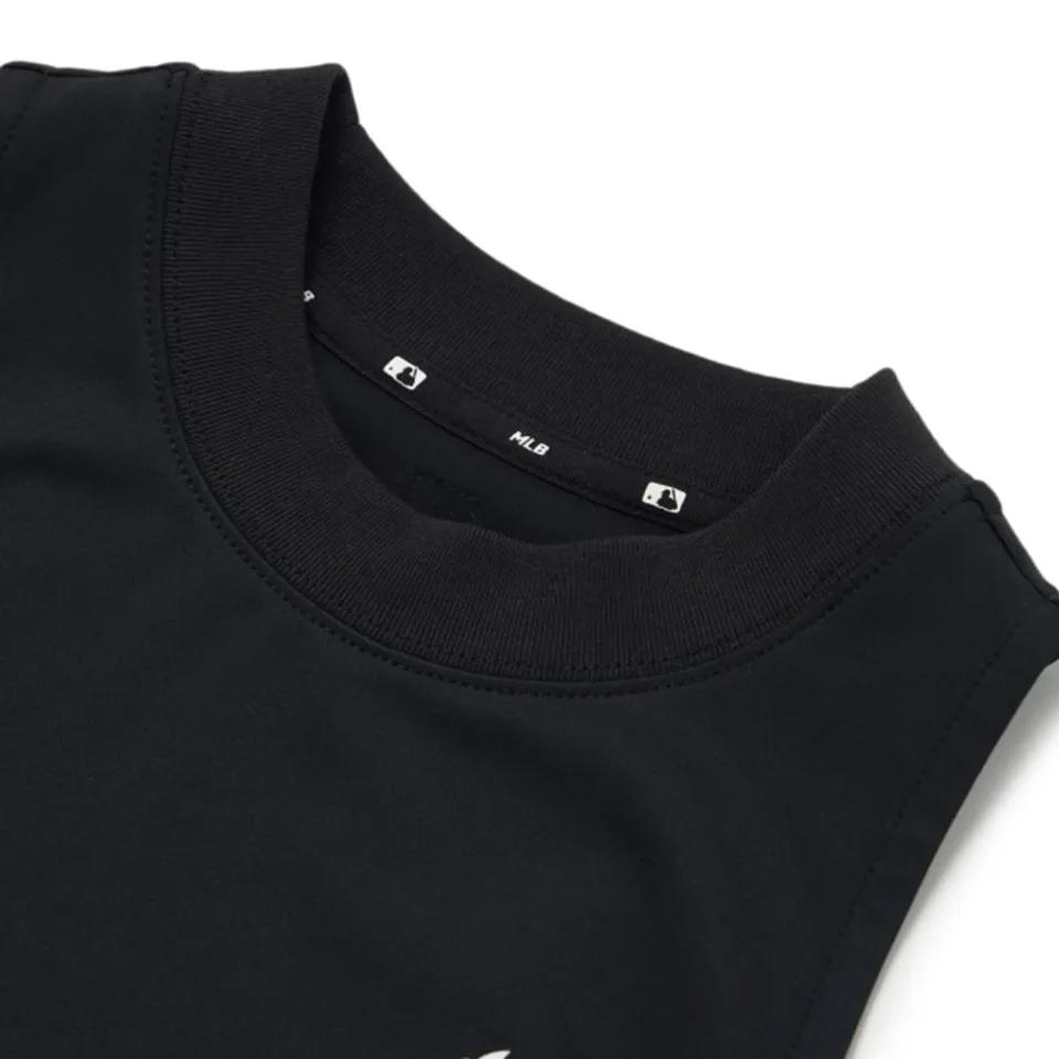 Новые женские майки с базовым логотипом MLB, черные 3FTK08023-50BKS