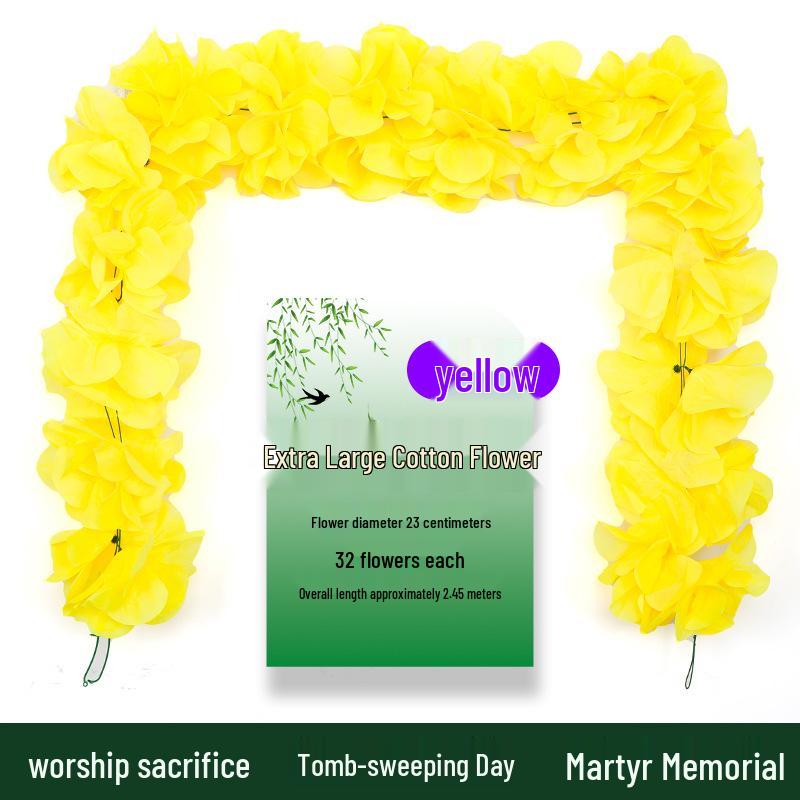 Искусственные хризантемы для кладбища и мемориального декора - Шелковое и пластиковое подвесное цветочное украшение