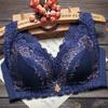 Sexy Lace Push Up Bra for Women Floral Embroidered Bralette Female cBrassiere Girls Underclothes