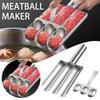 Stainless Steel Triple Meatball Maker With Spoon Time-Saving Non-stick Meatball Molds For Kitchen Cooking