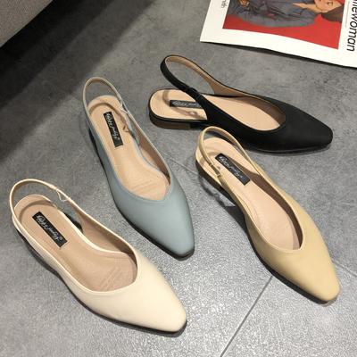 Модные элегантные женские босоножки с острым носком, кожаные летние туфли с мягким дном и вырезом, гладиаторские сандалии, женские 2024