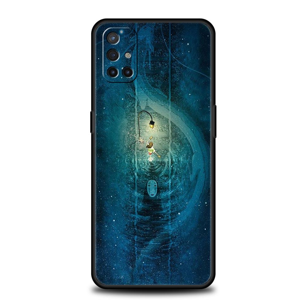 Cute Totoro Spirited Away Miyazaki For OnePlus 9 8 7 7T 10 Pro Phone Case for Oneplus 9RT 9R 8T Nord 2 N100 N200 N10 CE 5G Cover