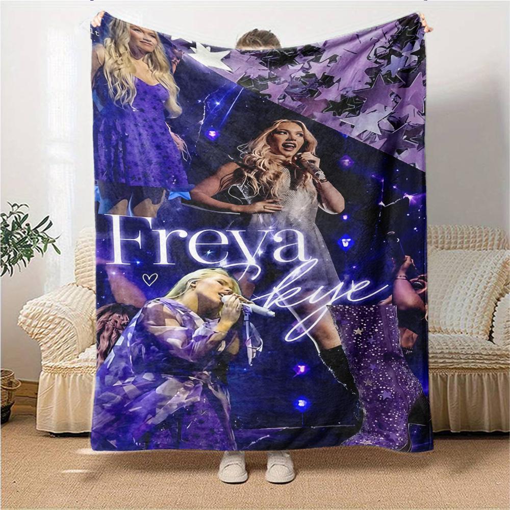 1Pc Freya Skye Performance Blanket Soft Throw Blanket For Home Bedroom Bed Sofa Travel Office Solid Christmas Blanket