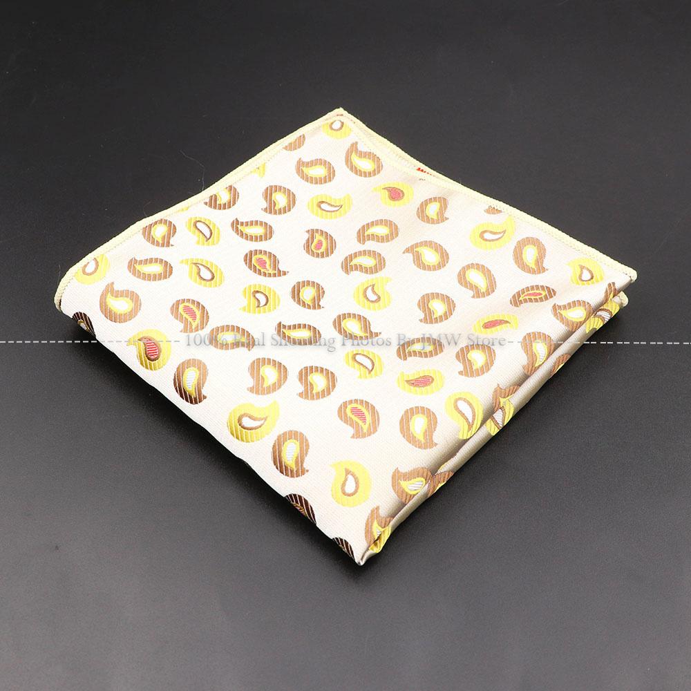 High Quality Men Handkerchief Red Blue Rose Floral Constellation Designed Wave Lines 26cm Width Tuxedo Suit Shirt Pocket Square