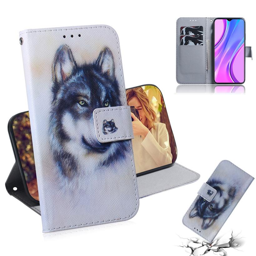 Чехол для Samsung A10 A20 A30 A40 A50 A60 A70 A10s A20s A20e A30s A50s Panda Dog Tiger Lion Раскрашенная книга Флип кожаный чехол для телефона